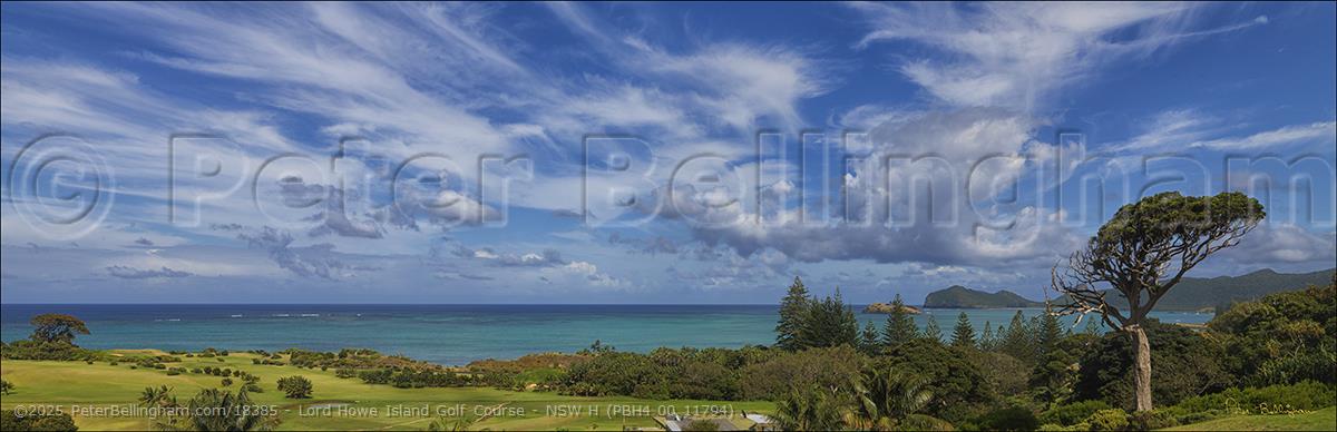 Peter Bellingham Photography Lord Howe Island Golf Course - NSW H (PBH4 00 11794)